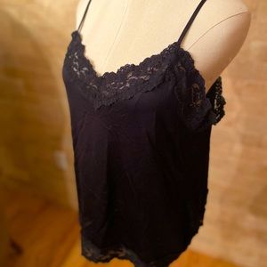 White House Black Market Lace Trim Camisole